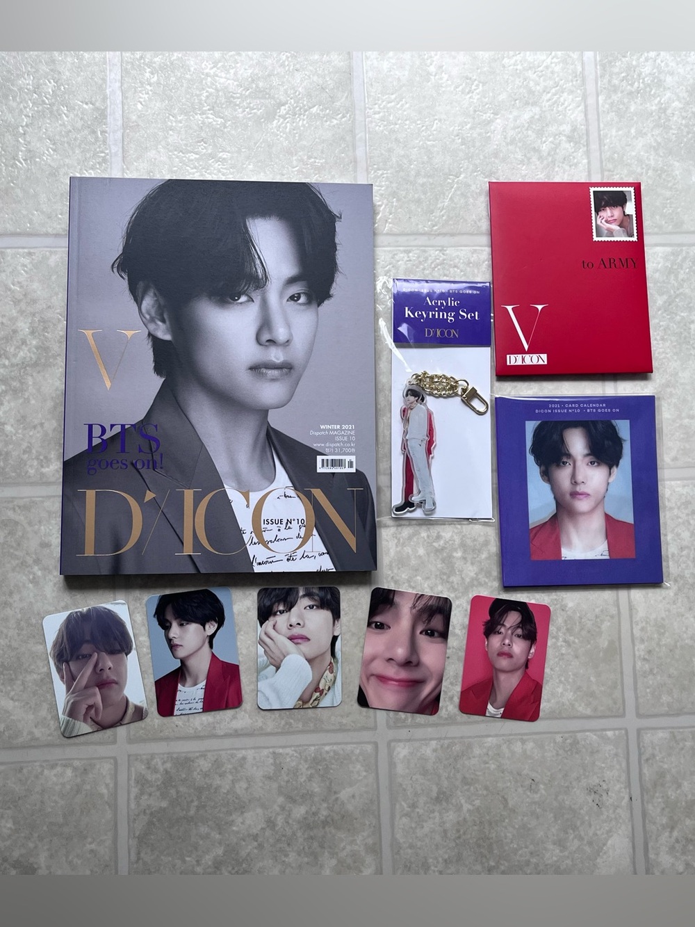 BTS V D'ICON Magazine Issue 10 Photobook Winter 2021 Dispatch